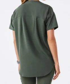LumiScrubs Essential V Top - Women's detail 2