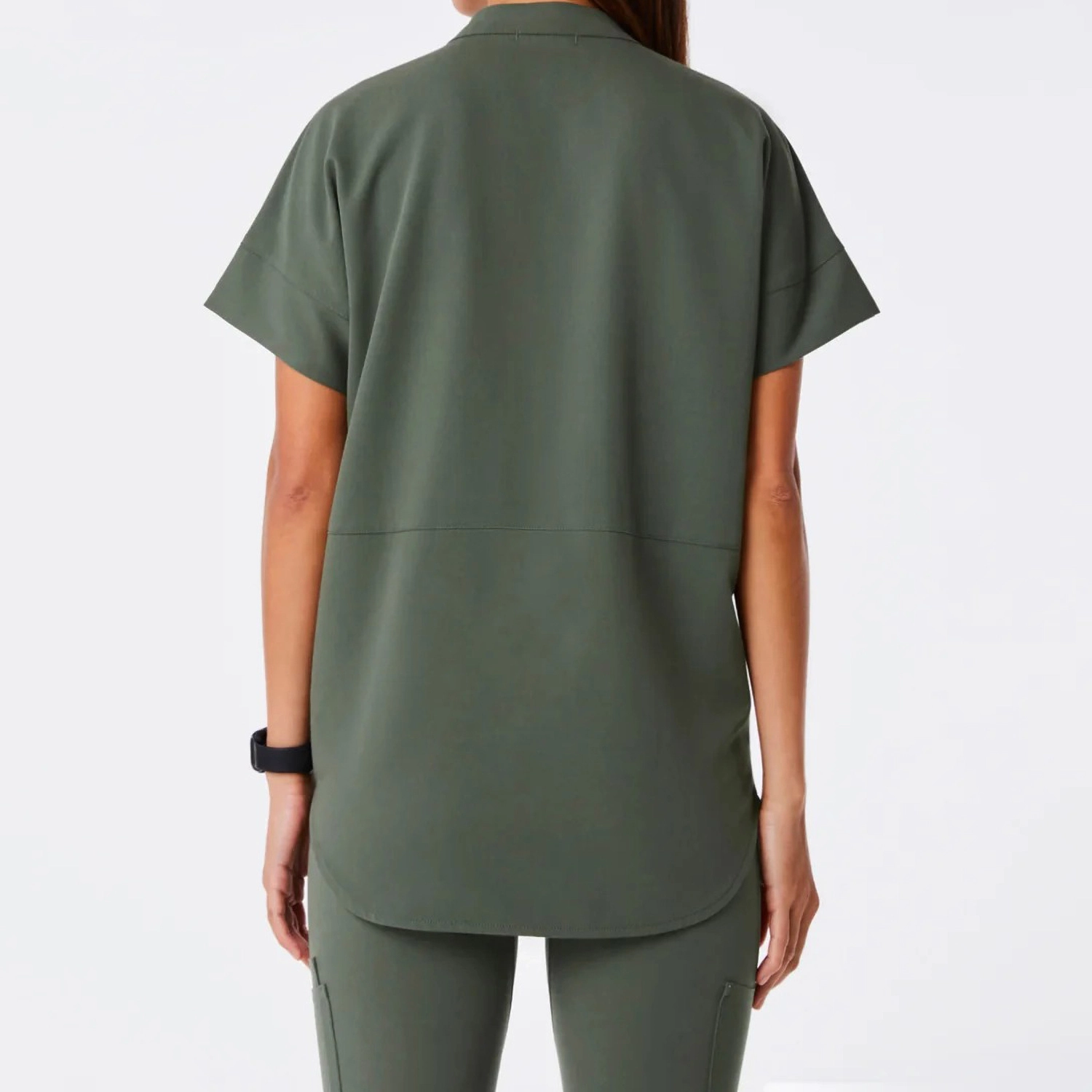 Front Desk Collar Top medical detail 1