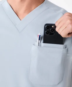 Men's Essential V Top medical detail 5